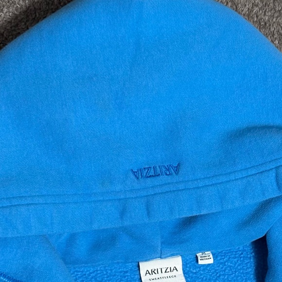 M - Aritzia Perfect Fit Sweatfleece electric blue - Picture 4 of 10
